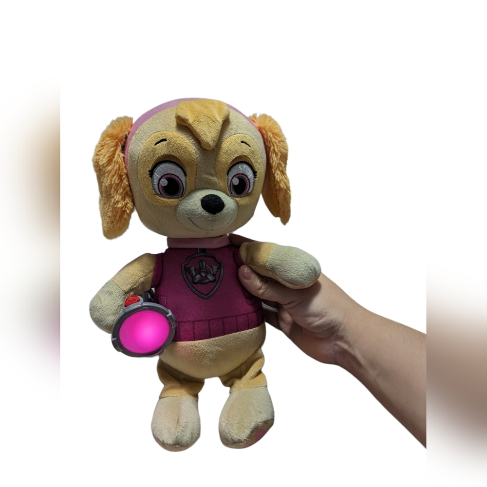 Paw Patrol Snuggle Up Skye Plush with Flashlight and Sounds